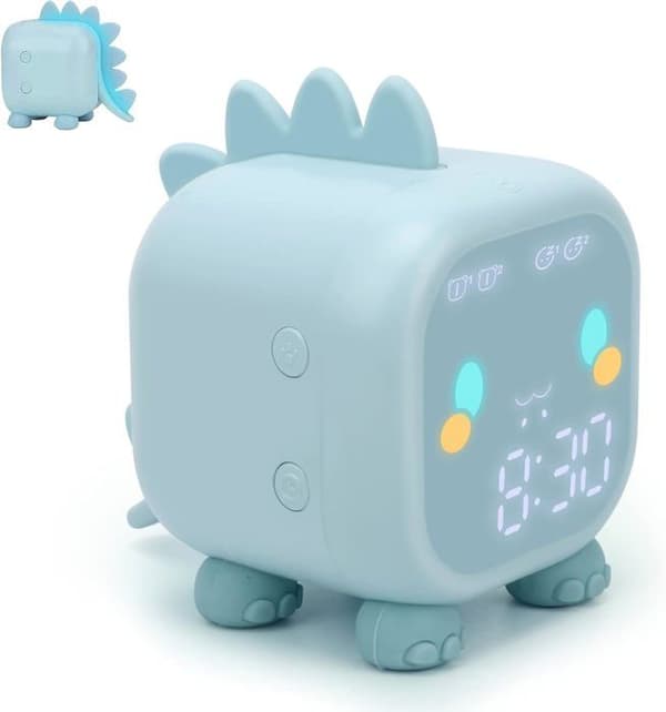 Børne vækkeur - CZYDDD - Sød dinosaur - Nattelys - Timer 1–60 min - Søvntræner
