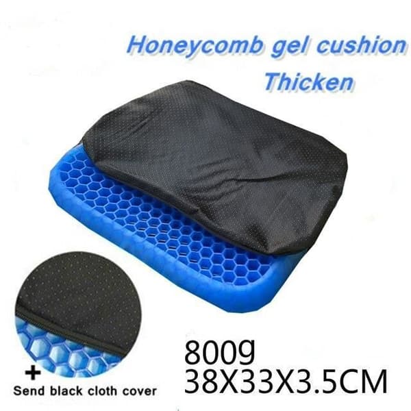 Sittkudde - 751ABB2 - Elastisk gel - Massage - Minne - Antidecubitus