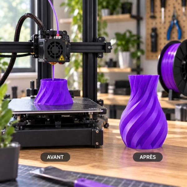 Filament PLA violet 1,75 mm 1 kg til 3D-printer FDM og FFF – 190 til 230 °C