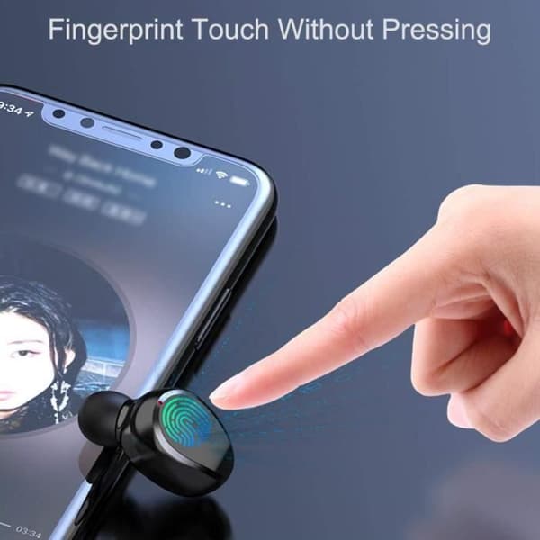 Bluetooth-høretelefoner F9 - Trådløse - Stereo-lyd - Touch Edition Box - Sort