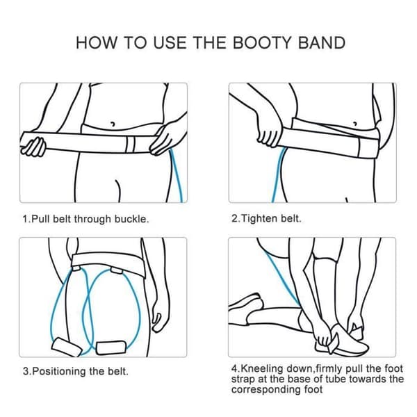 Bælte til udstyr - Kvinder - 30lb - Blå + Sort - Ergonomisk - Justerbar