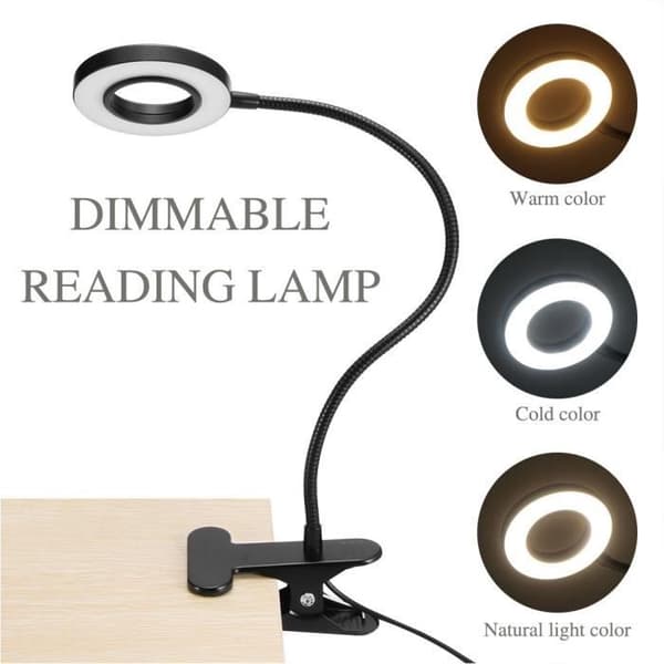 Skrivebordslampe - CHD - Justerbart model - 3 lysindstillinger - USB genopladelig - Moderne design