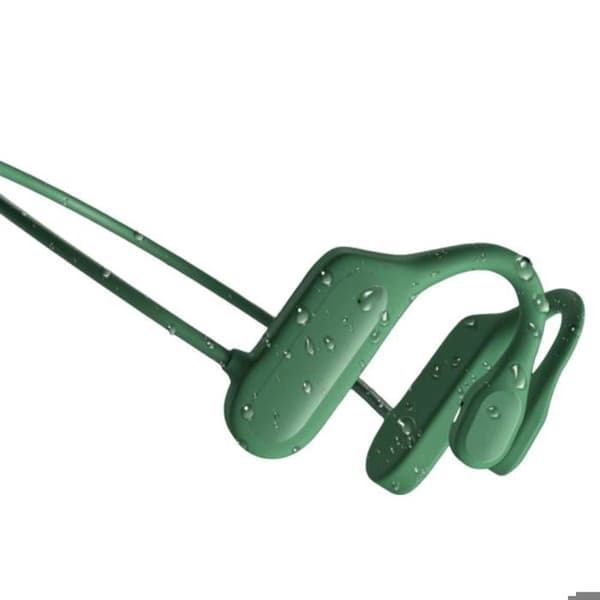 Bone conduction hörlurar - AVIZAR - Malibu - Bluetooth 5.2 - Grön - Svettresistent