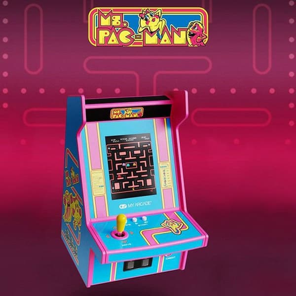 Mini Arcade Konsol Retro Tema Ms. Pac-Man™