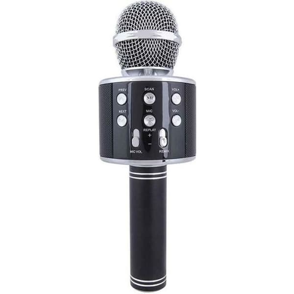 SHOP-STORY - Langaton mikrofonikaraoke Bluetooth-toiminnolla - Musta