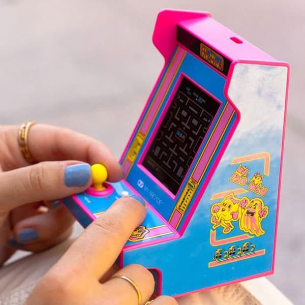Mini Arcade Konsol Retro Tema Ms. Pac-Man™
