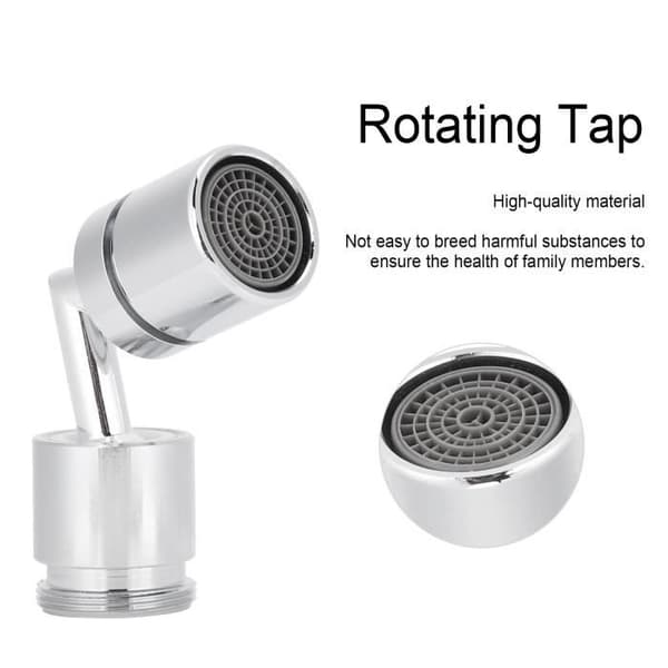 Rotationskran - 720 ° - Rostfritt stål - Kromad - Universell