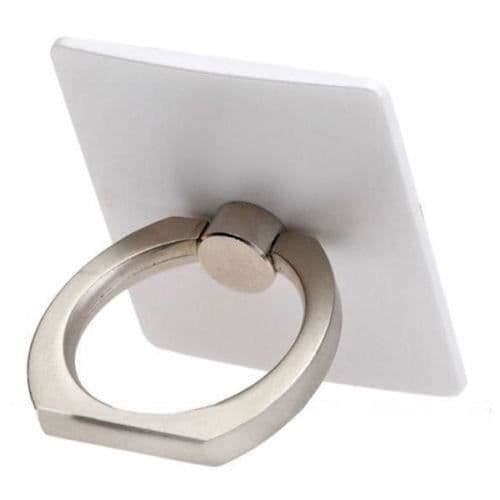 Stödring - APPLE - iPhone 7 Plus - 360° Rotationsring - Plast - Vit