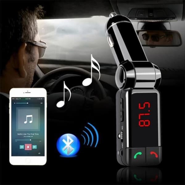 Håndfri Kit - Bluetooth - USB Oplader - Kompatibel med iPhone 6 - Sort - Bil