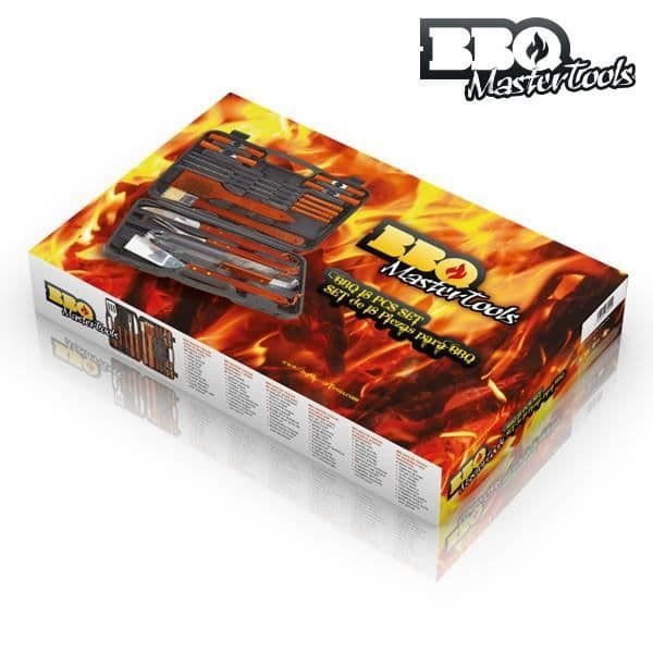 Mallette Grillverktyg BBQ Master 18 delar