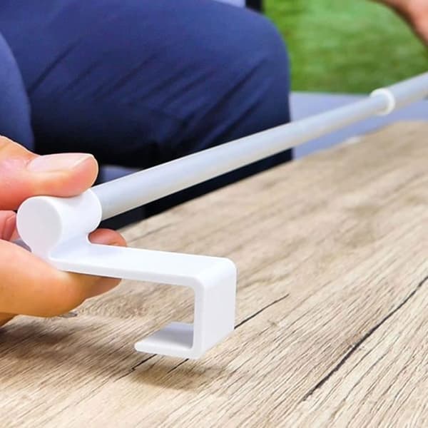 CURTAINRAIL_4x - 4-pack Fällbar Gardinstång Enkel Montering 60-105 cm