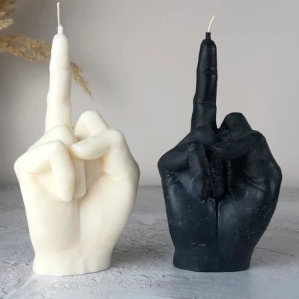 Doftljus - Mittfingerljus - Sojavax - Subtil doft - Nutida design