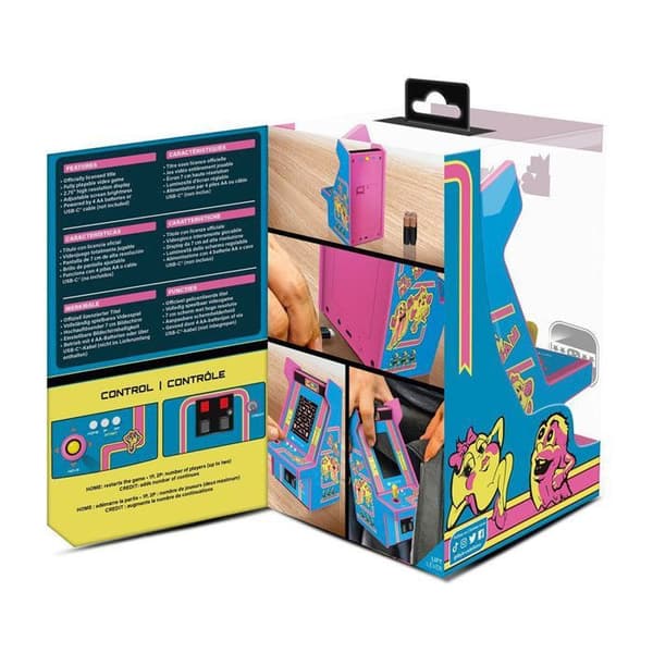 Mini Arcade Konsol Retro Tema Ms. Pac-Man™
