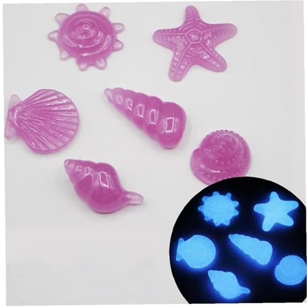 Lysende sten - Pabbles - 100 stk - Plastik - 2-3 cm - Have dekoration