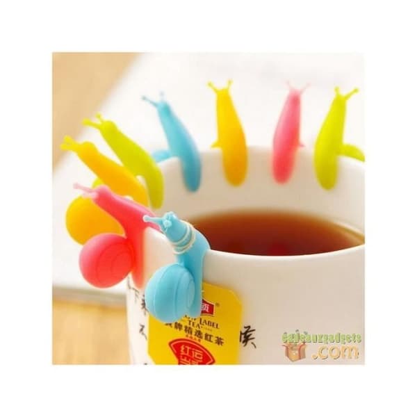 Snigel tepåsehållare (set med 6)