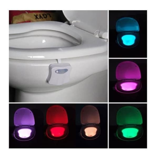 LED-belysning - ANNORLUNDA - WC-belysning - Rörelsesensor - 8 färger - Modernt design