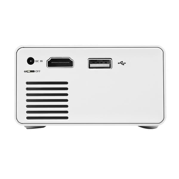 Mini projektor til hjemmet Excelvan YG300 Understøttelse af SD-kort 1080P AV 240P USB HDMI-interface