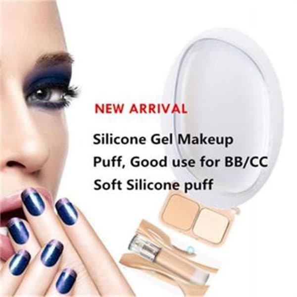 Makeupsvamp - Skönhet - Silikon - Foundation-applikator - Transparent - Bladform