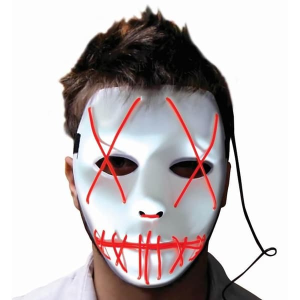 Psyko Ljusröd Mask