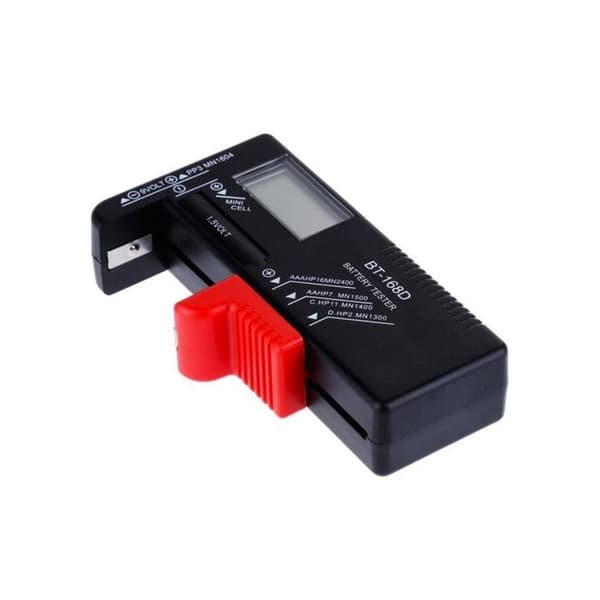 Yleinen Paristotesteri AA, AAA, C, D, 9V ja nappiparistoille