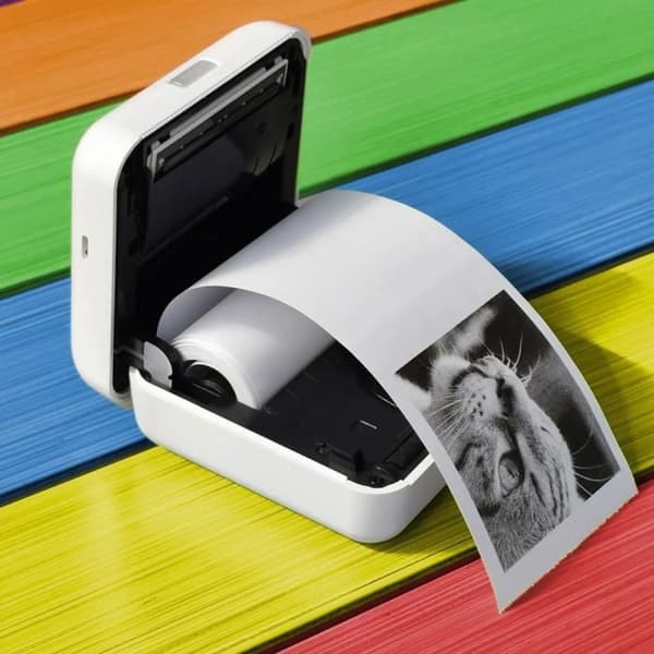 Mini Printer - PERIPAGE - A6 - Trådløs - Termisk Udskrivning - Miljøvenlig