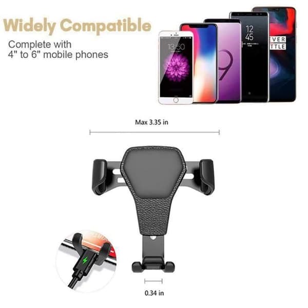 TEMPSA Vehicle Gravity Mount Universal Gravity Bilfäste för iPhone Samsung