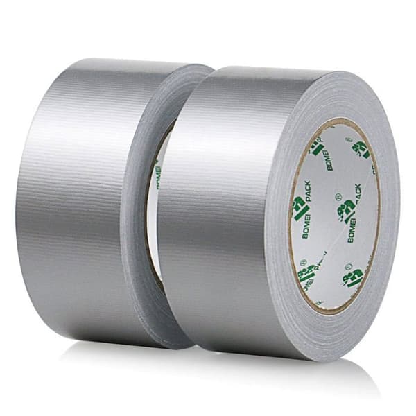 Kläbande Tygtejp - SSS - BOMEI PACK Unil - Silver - 50 mm x 30 m - 2 Rullar