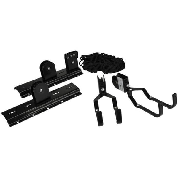 Cykelhejs - Unisex - Sort - Kapacitet 20 kg - Vægmontering - Til 1 cykel