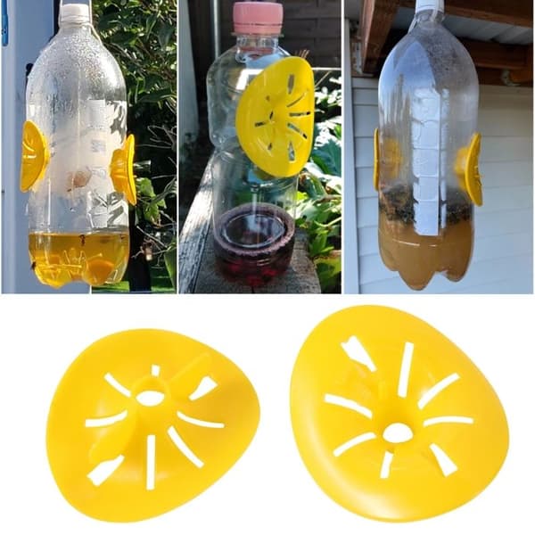 Set med 2 Återanvändbara Getingfällor DIY Utomhus