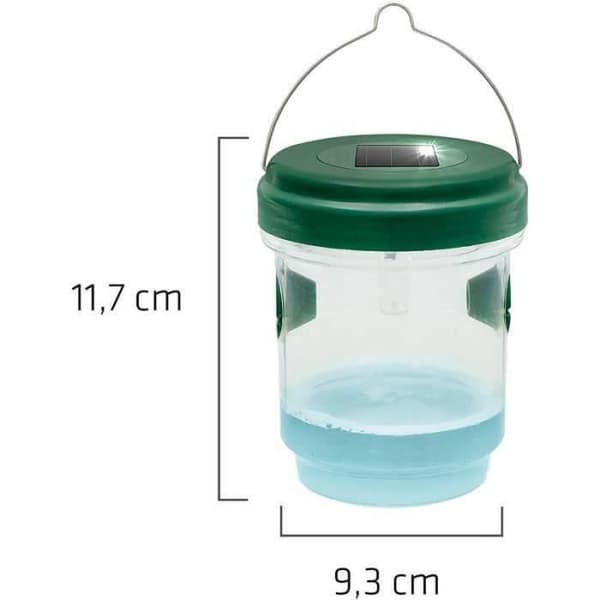 Flugfälla - CD14843 - Solenergi - 2st - Insektsavvisande - LED-ljus