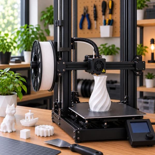 Filament PLA hvid 1,75 mm 1 kg til 3D-printer FDM og FFF – 190 til 230 °C