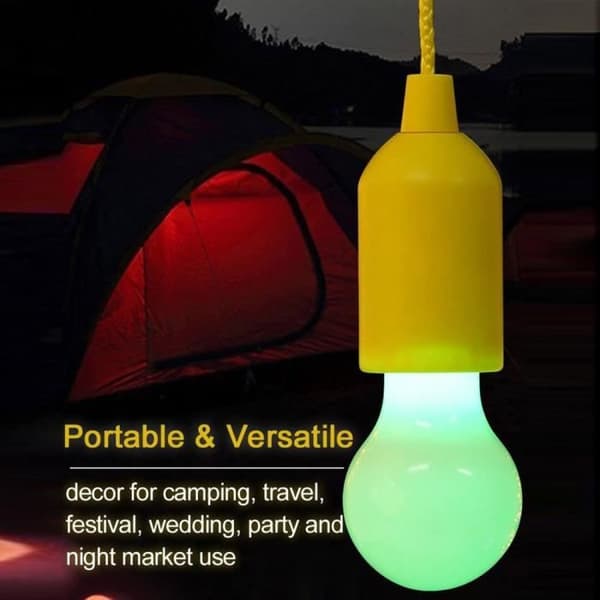 Ampull - levde mitsi - YE mm254 - Bärbar - Gul - LED - Camping