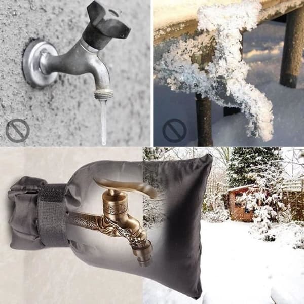Utomhuskranlock - 2ST - Vattentät - Isolerad överdrag - Vinter skydd