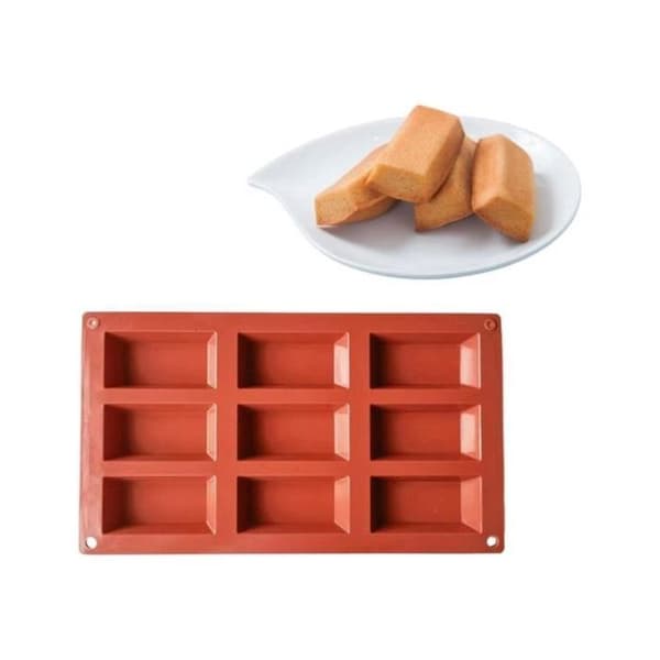 Tårtform - MICH - Financier - Silikon - 9 hål - Non-stick