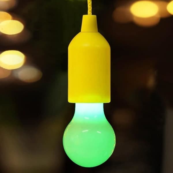 Ampull - levde mitsi - YE mm254 - Bärbar - Gul - LED - Camping