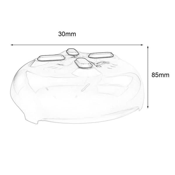 Mikrovågslock - HOVER COVER - Sprutskydd - 30cm - Transparent