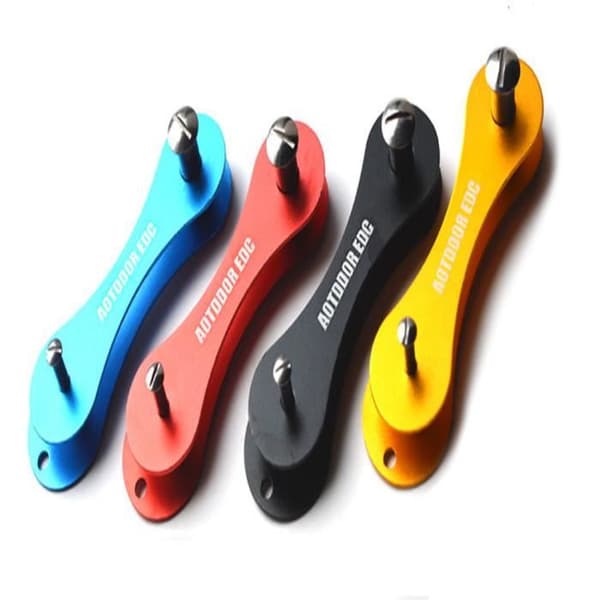 Bärbar Smart Key Clip Organize Holder Case Nyckelring Folder Oxide