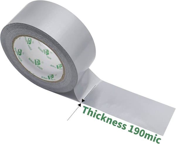 Tape - SSS - BOMEI PACK Unil - Grå - 3 Ruller - 50 mm x 50 m