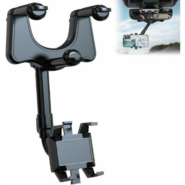 Biltelefonholder - Largeight - 360° Rotérbar - Sammenklappelig - Universel - ABS