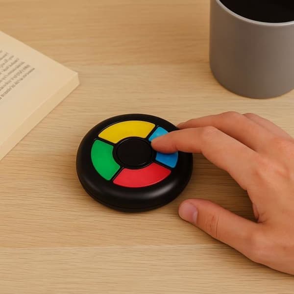 Elektronisk Memory Maze Spil med Farvede Knapper til Børn og Voksne