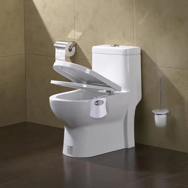 Toiletlampe - LED - PIR-sensor - 8 Farver - Blødt Lys