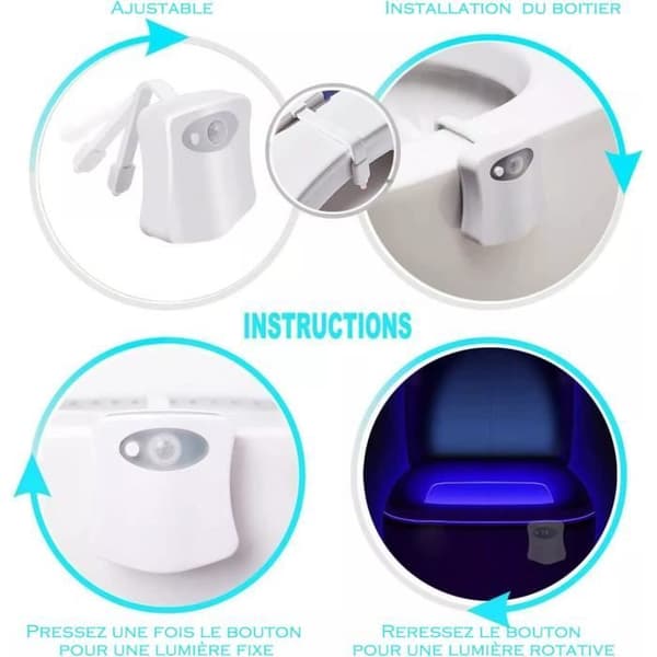 LED-belysning - Rörelsesensor - 6 Färger - Inomhus - Modern Design