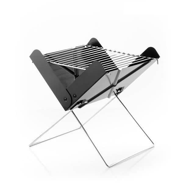 Grill - InnovaGoods - FOLDCUE - Fleksibel - Bærbar - Sort