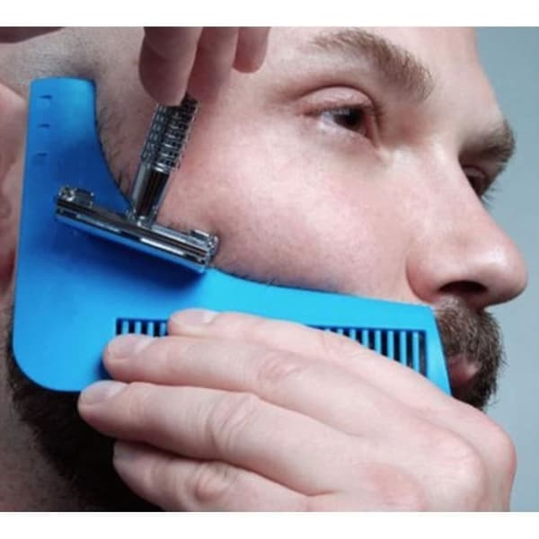 Skægkam til trimning og barbering