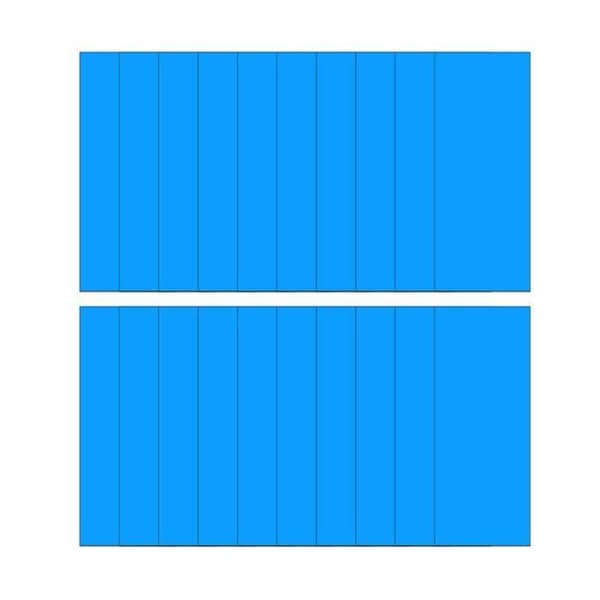 Rustinsats för Pool, Pool Reparationspatch, 10 Stycken, Reparationskit för Patch, Rustinsats Pool, Auto-Blå Korrigeringar