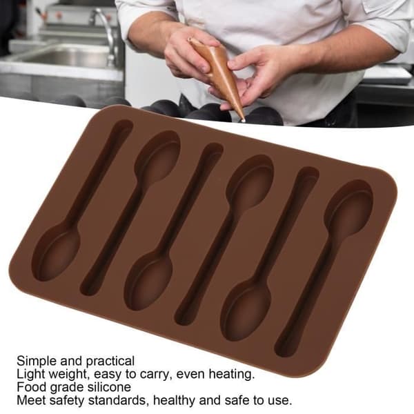 Sonew Bageform DIY Chokolade Kage Non-stick Ske Form DIY Bageværktøj Udstyr