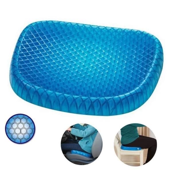 Ersättning för sittdynor Egg Sitter - HB896 - Blå - Elastisk gel - Fällbar - Bihonnördsdesign