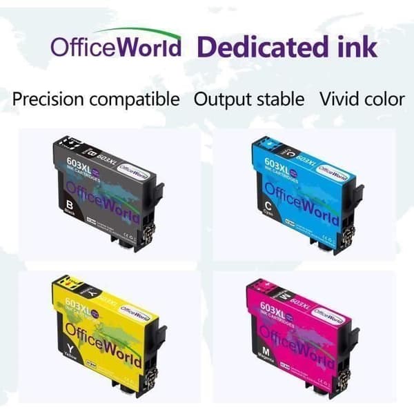 Epson 603XL blækpatron i flere farver til printer Workforce WF-2810DWF