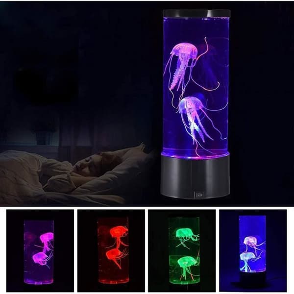 10PCS Lampe - HANLIN - Meduse - Multifarvet - LED - Indendørs