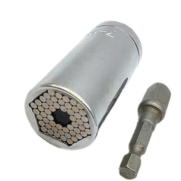 Universal Socket Gator Grip Multifunktion Værktøjsreparationssæt Skruetrækker Adapter Multiværktøj Værktøjer